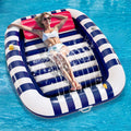 Pool Wave Inflatable Pool Lounger Floats Large Tanning Bed - Big