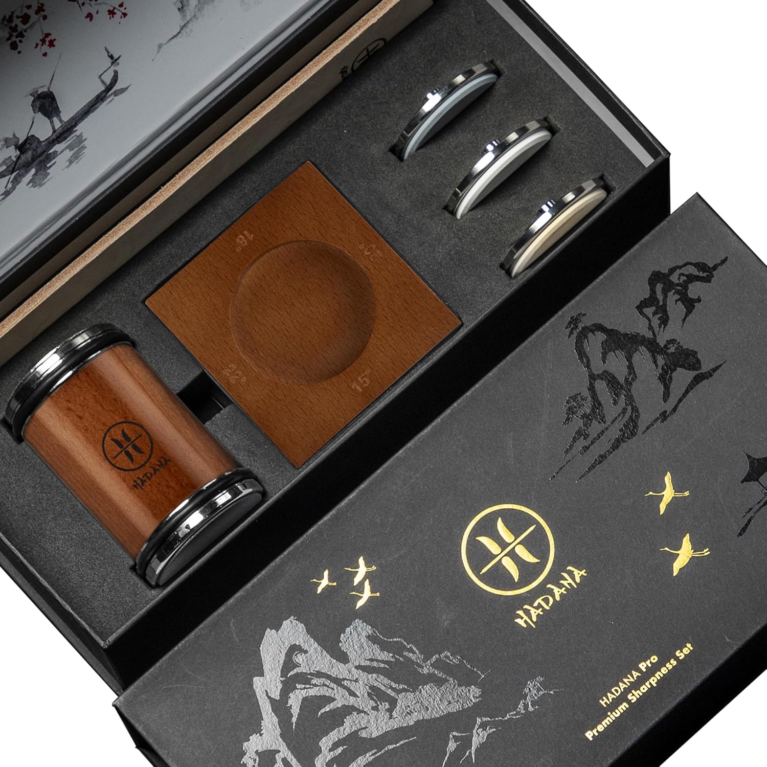 Rolling Knife Sharpener - EXTRA FINE Whetstone Knife Sharpener