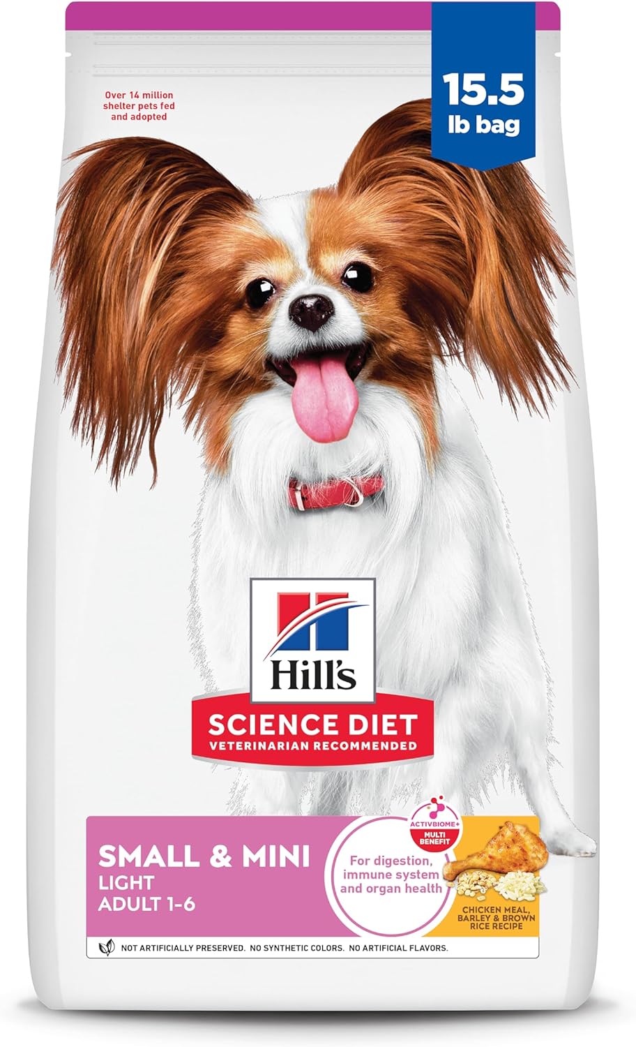 Hill's Science Diet Light Dry Dog Food for Small Breeds 15.5 lb