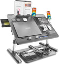 X-Large Adjustable Laptop Table for Bed and Desk - Stable Work Surface
