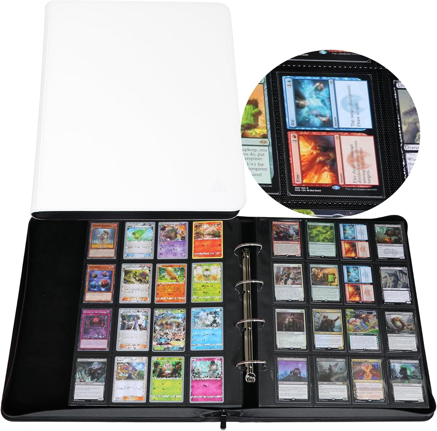 Rayvol 2000 Trading Card Binder for Safe Card Storage