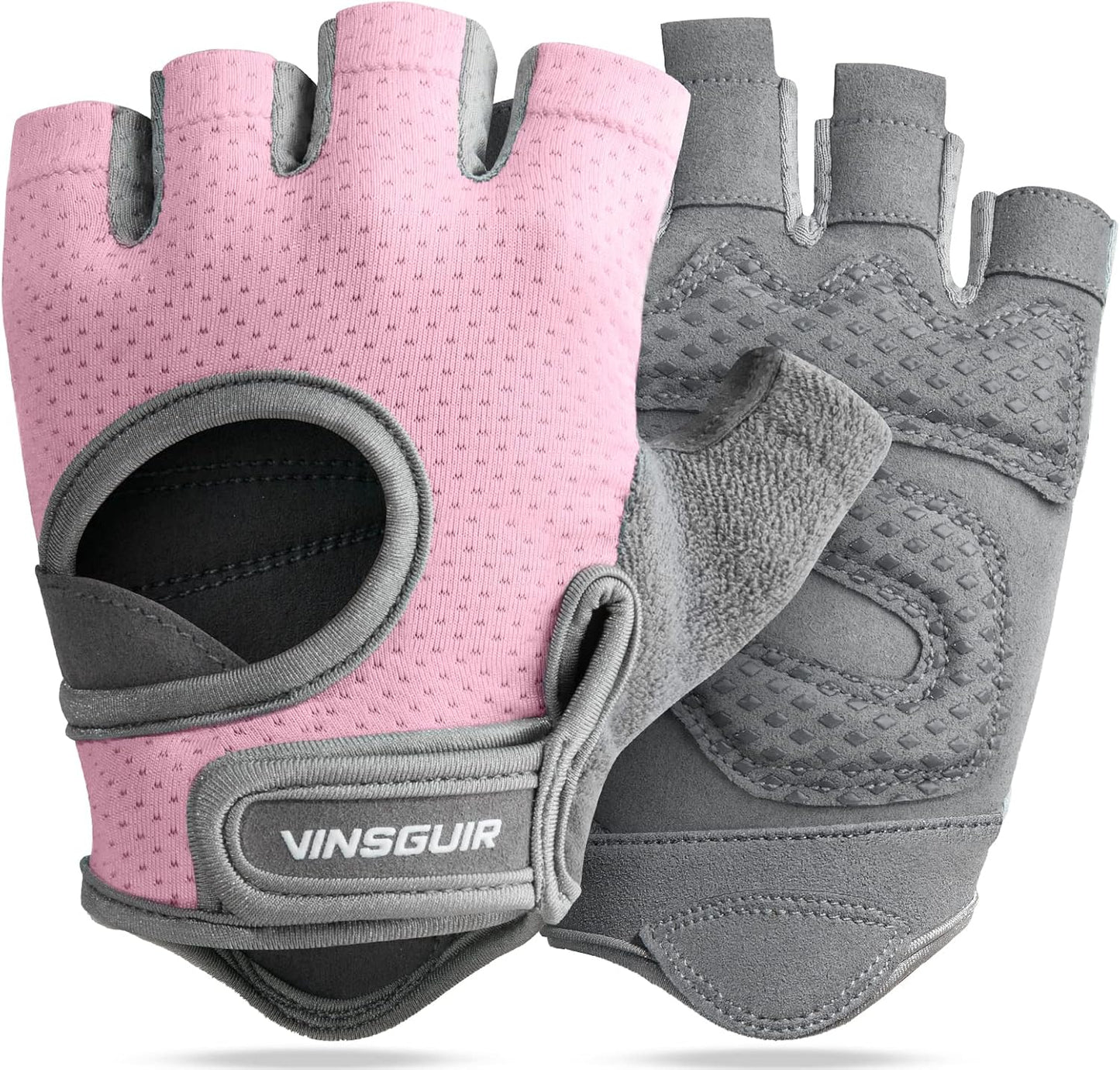 VINSGUIR Women's Breathable Workout Gloves - Superior Grip