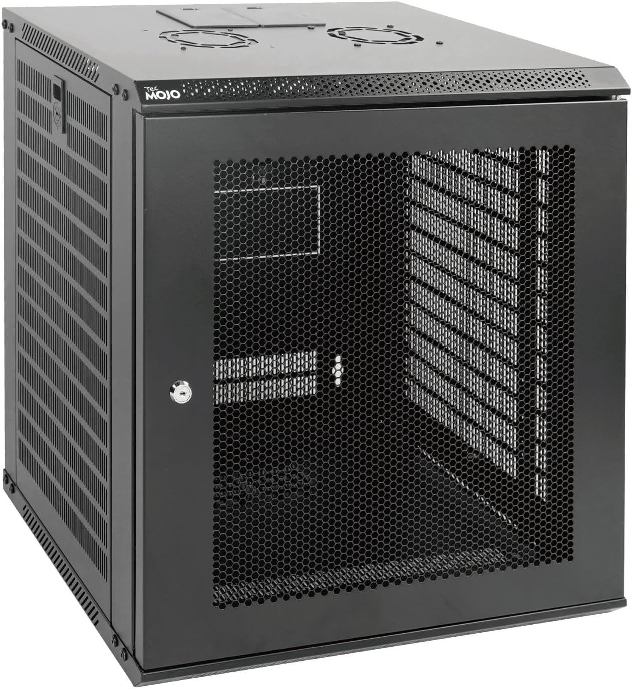 Tecmojo 12U Wall Mount Rack for IT Equipment with Lockable Door