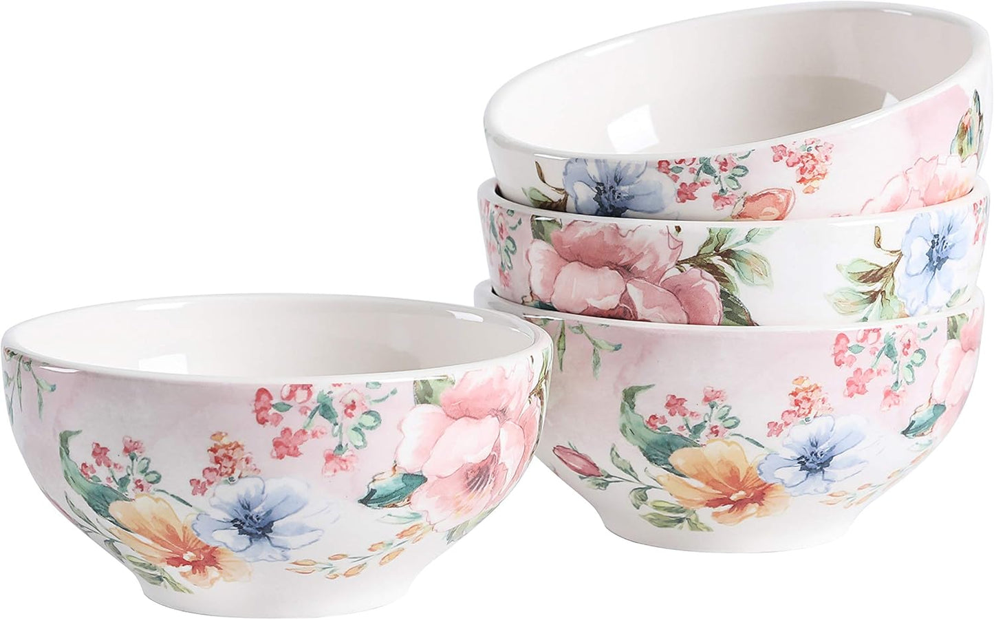 Bico Margret's Garden Cereal Bowls Set of 4 for Every Meal