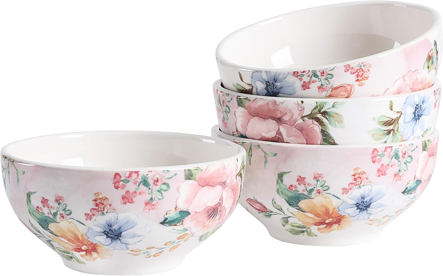 Bico Margret's Garden Cereal Bowls Set of 4 for Every Meal