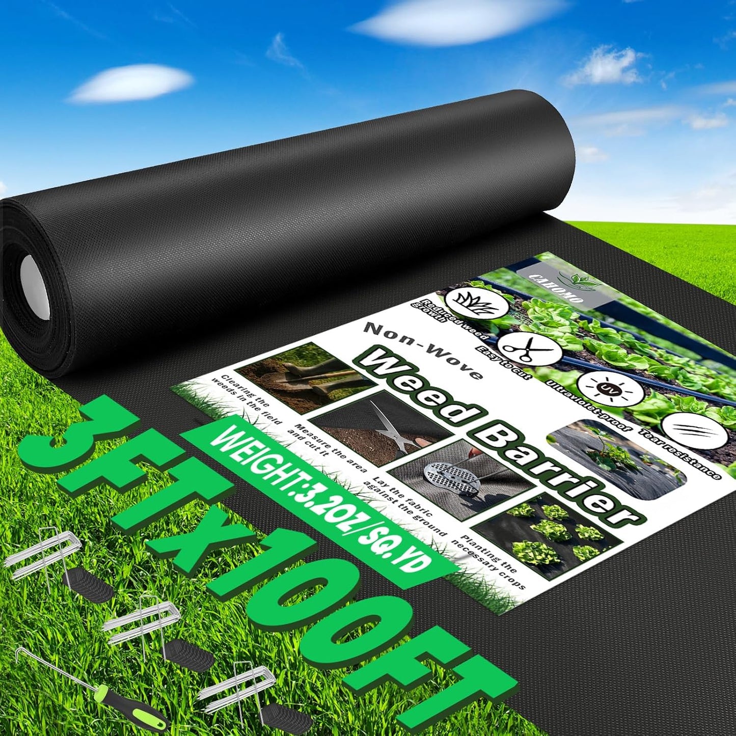 Non-Woven Thick Weed Barrier Fabric for Effective Weed Control
