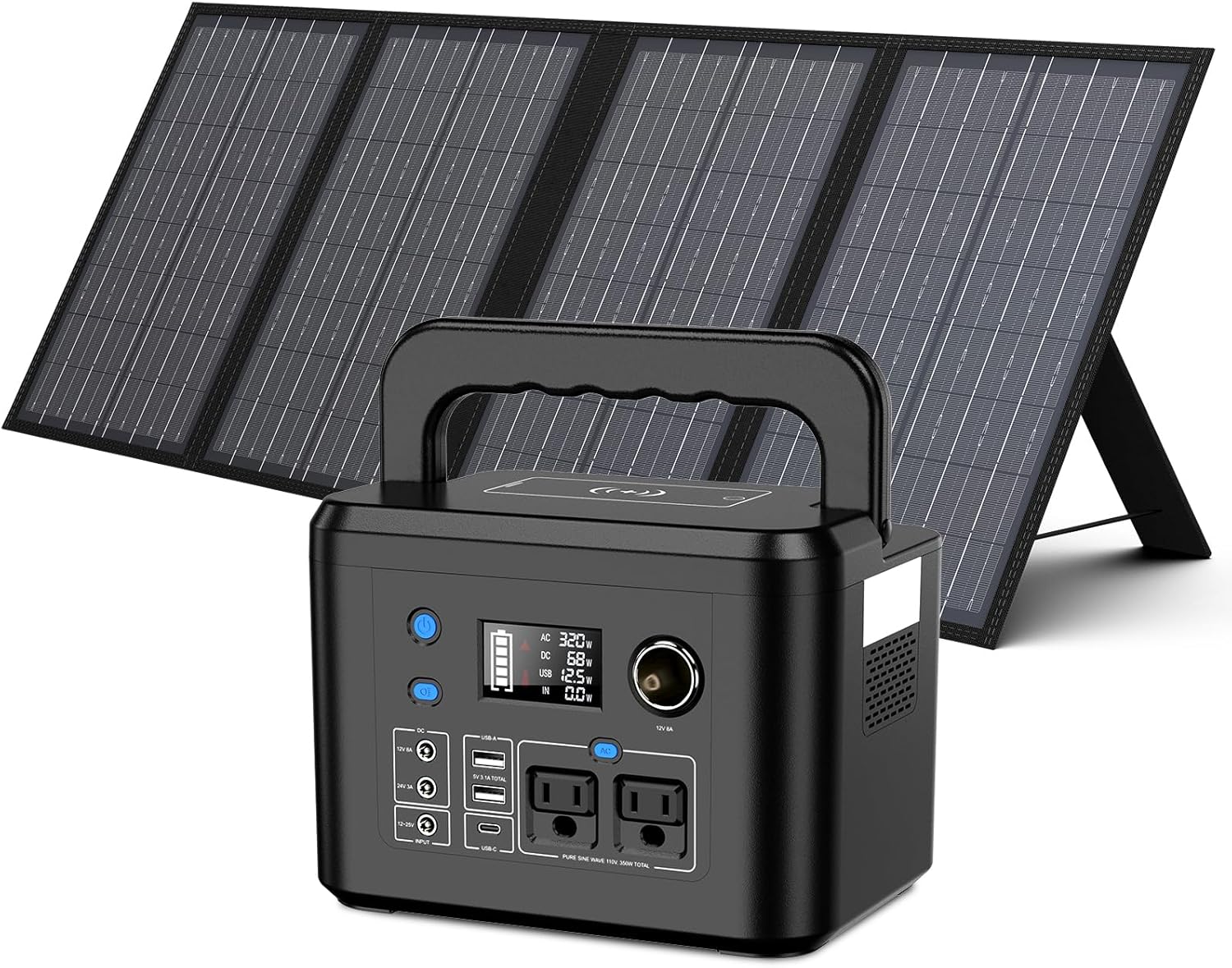 350W Solar Generator: Portable Power & Energy Freedom!