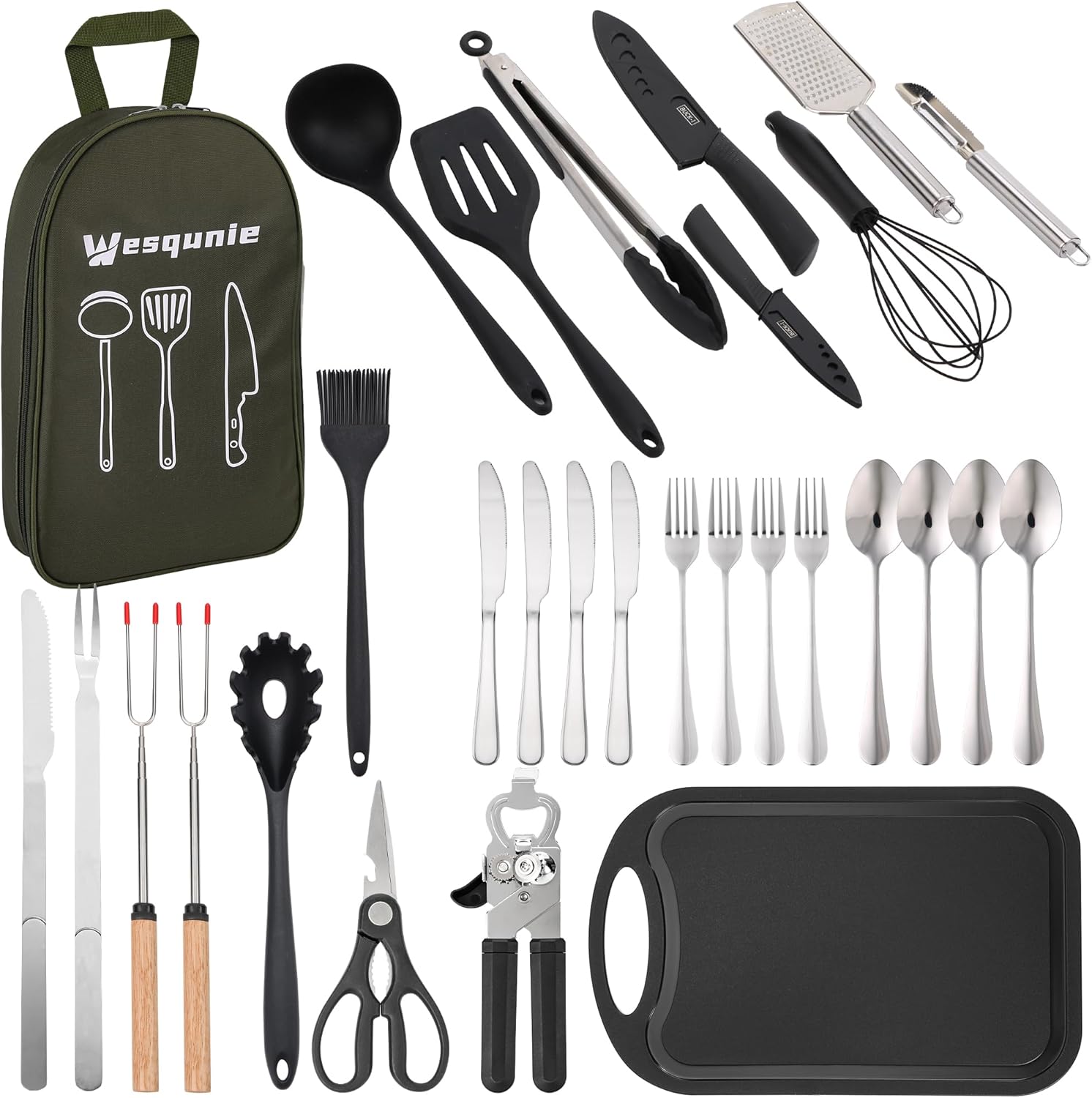 Camping Cooking Essentials Utensils Set for Outdoor Adventures
