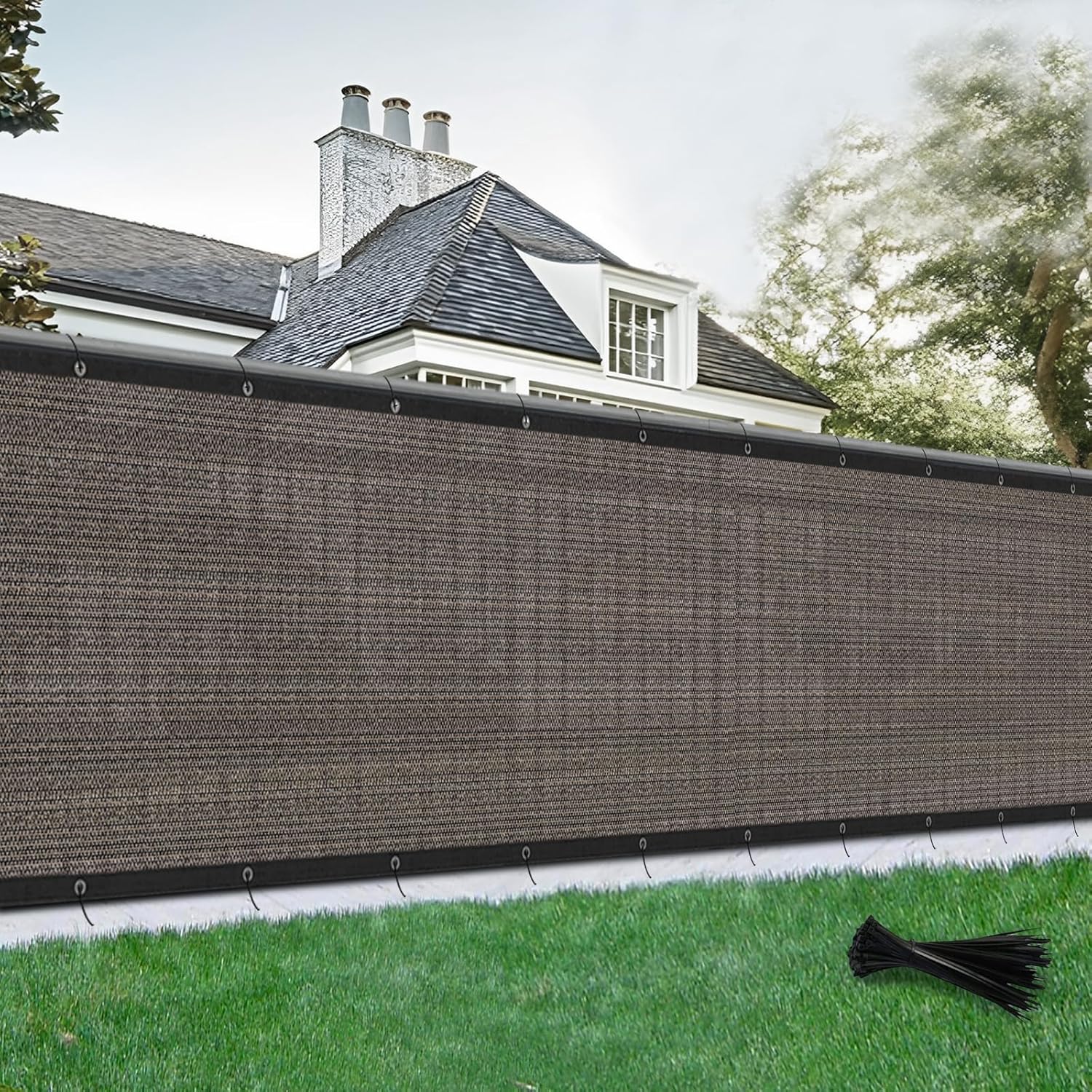 SUNLAX Privacy Fence Screen 5ft x 136ft for Outdoor Areas