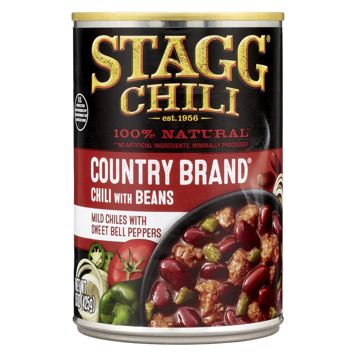 Stagg Country Chili with Beans - Protein Packed and Natural