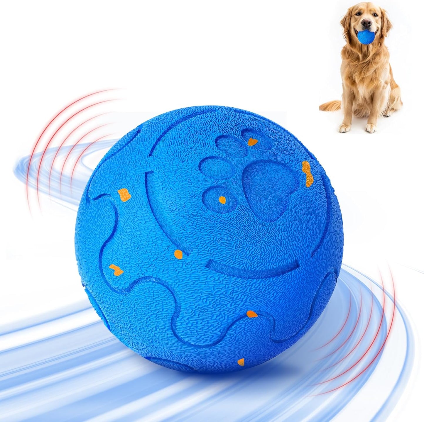 Interactive Dog Ball for Medium and Large Dogs - Fun Playtime