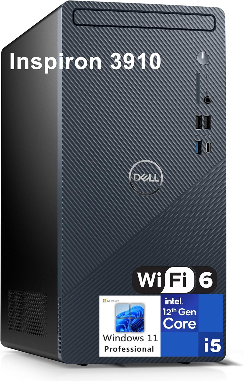 Dell Inspiron 3910 Tower Desktop with 12th Gen Intel i5 Processor
