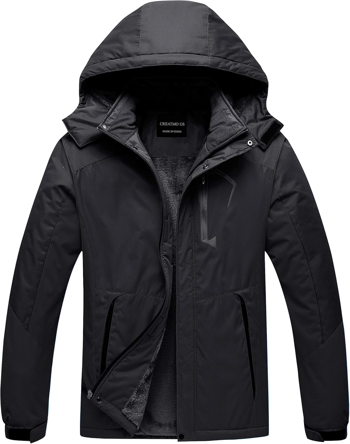 CREATMO US Men's Windproof Ski Jacket