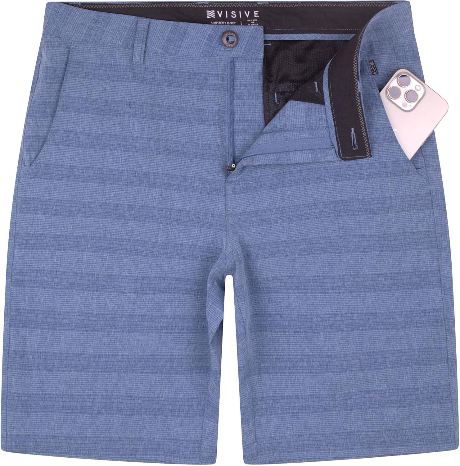 Visive Premium Hybrid Shorts for Big Men - Quick Dry Comfort
