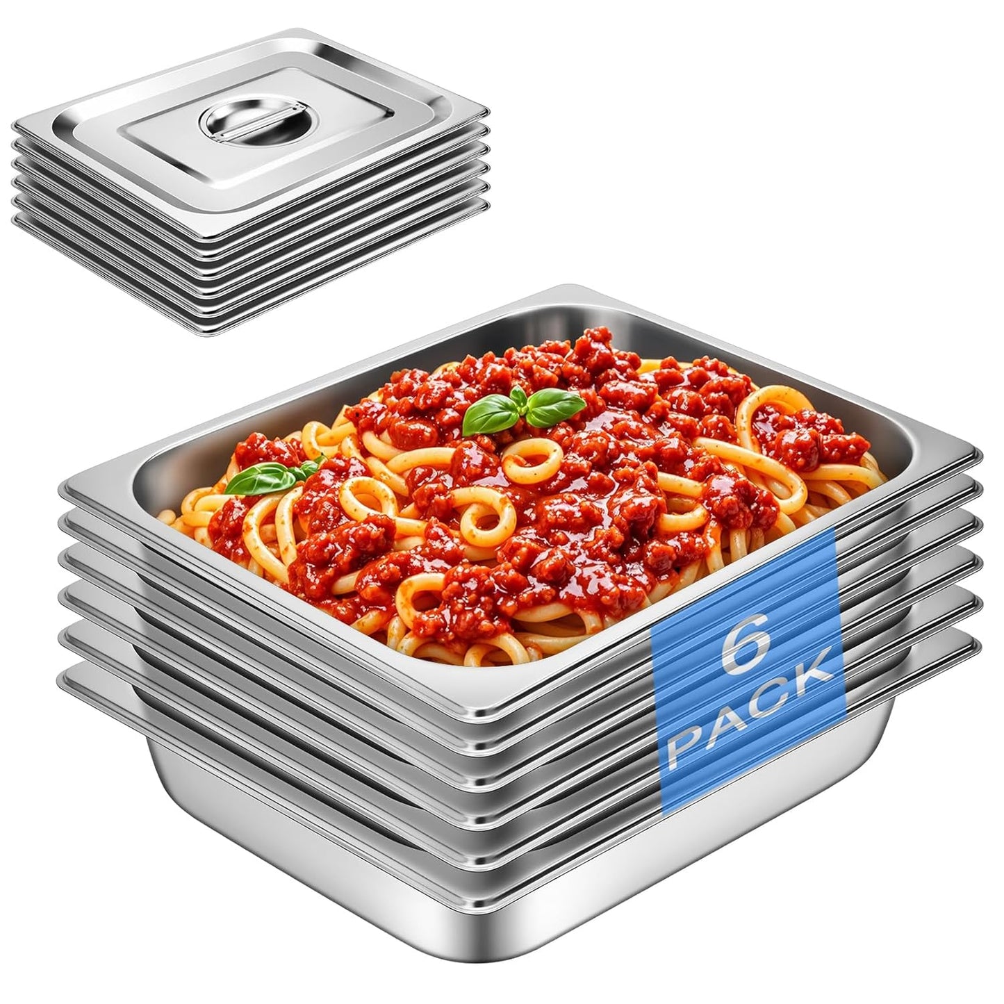 Stainless Steel Hotel Pan with Lids for Buffet and Catering