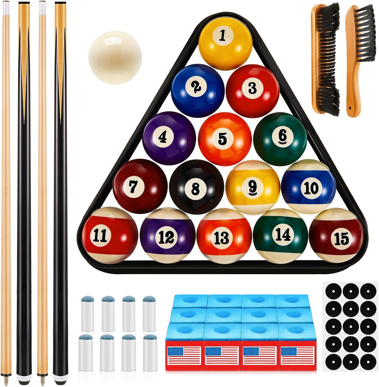 71pcs Pool Table Accessories Set for Billiards Fun and Play