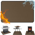 Anze Under Grill Mat for Outdoor Grill 48x90 in - Fireproof Deck