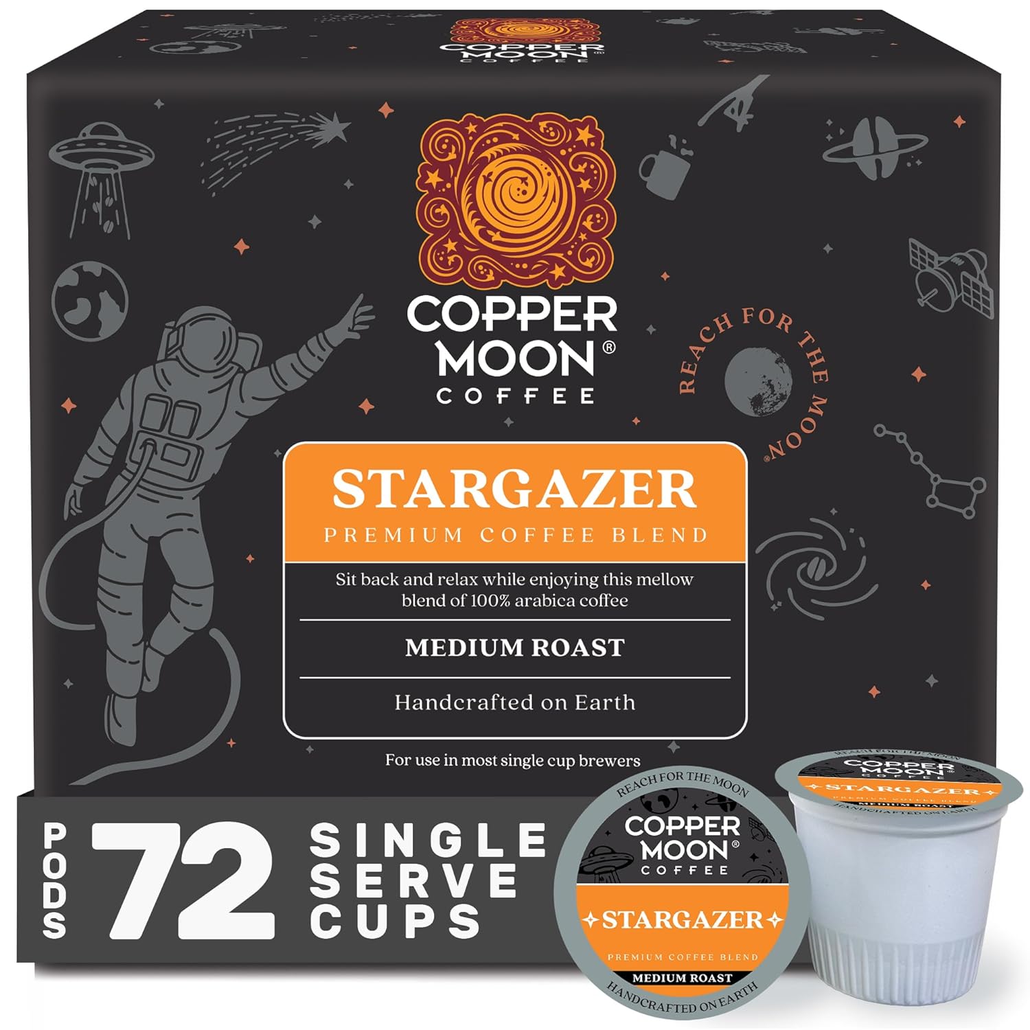 Copper Moon Single Serve Coffee Pods for Keurig K-Cup Brewers
