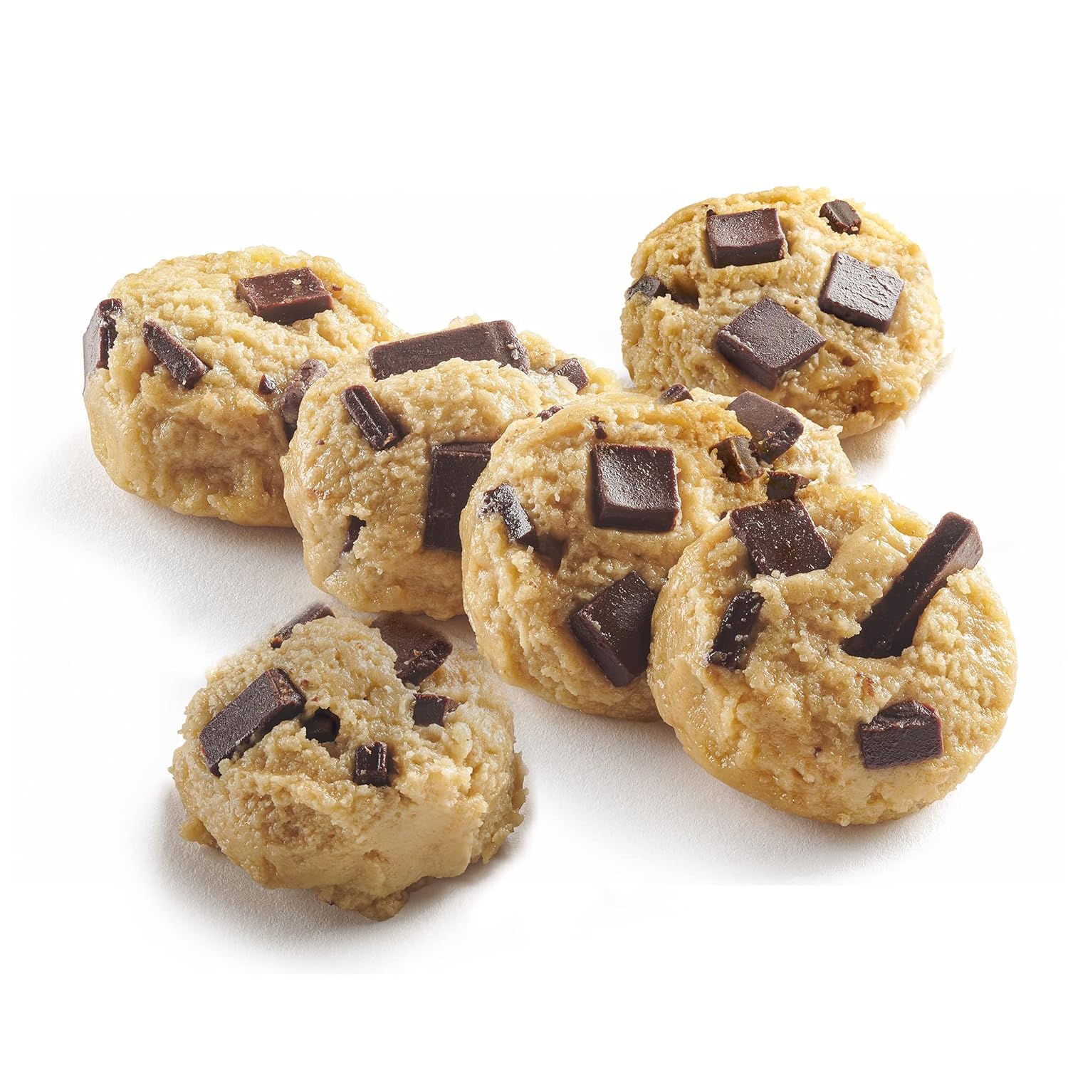 Delicious Preformed Frozen Cookie Dough Chocolate Chunk 80 Count