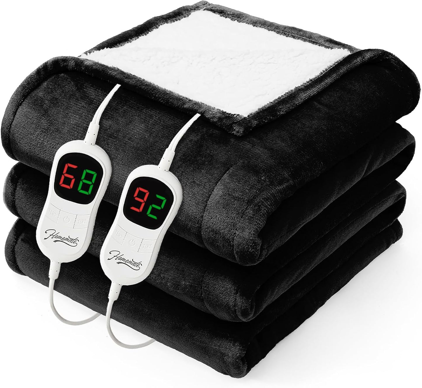 Homemate Heated Electric Blanket King Size for Ultimate Comfort