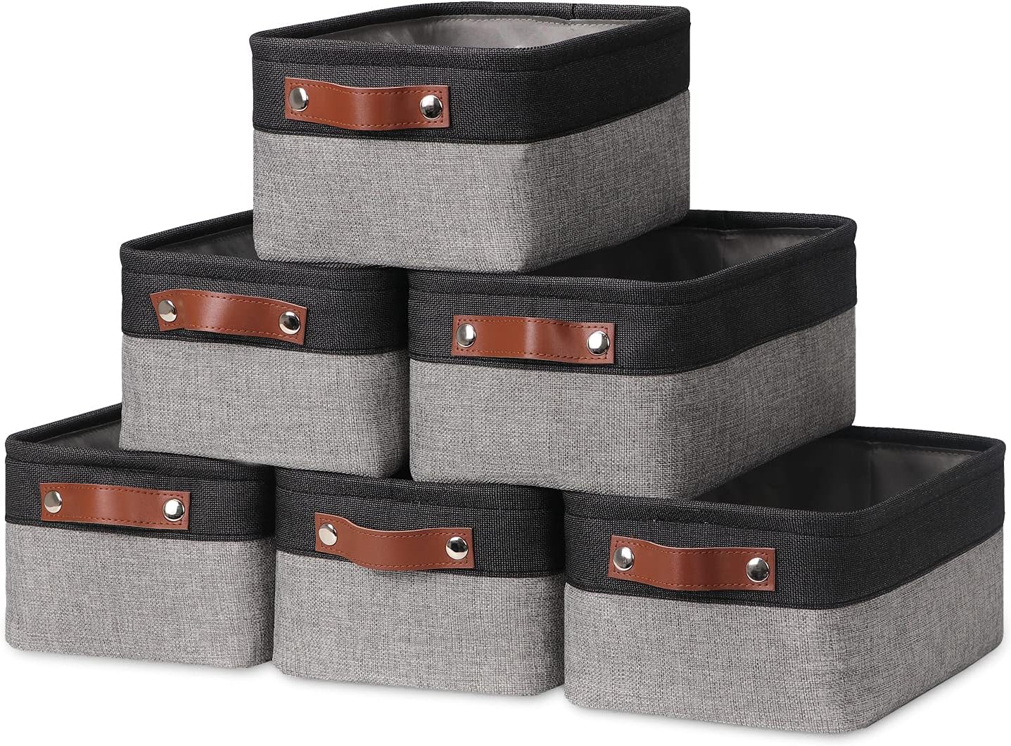 HNZIGE Small Storage Baskets for Organizing Clothes and Toys