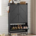 Shoe Cabinet with 3 Flip Drawers Narrow Shoe Storage - Slim Organizer