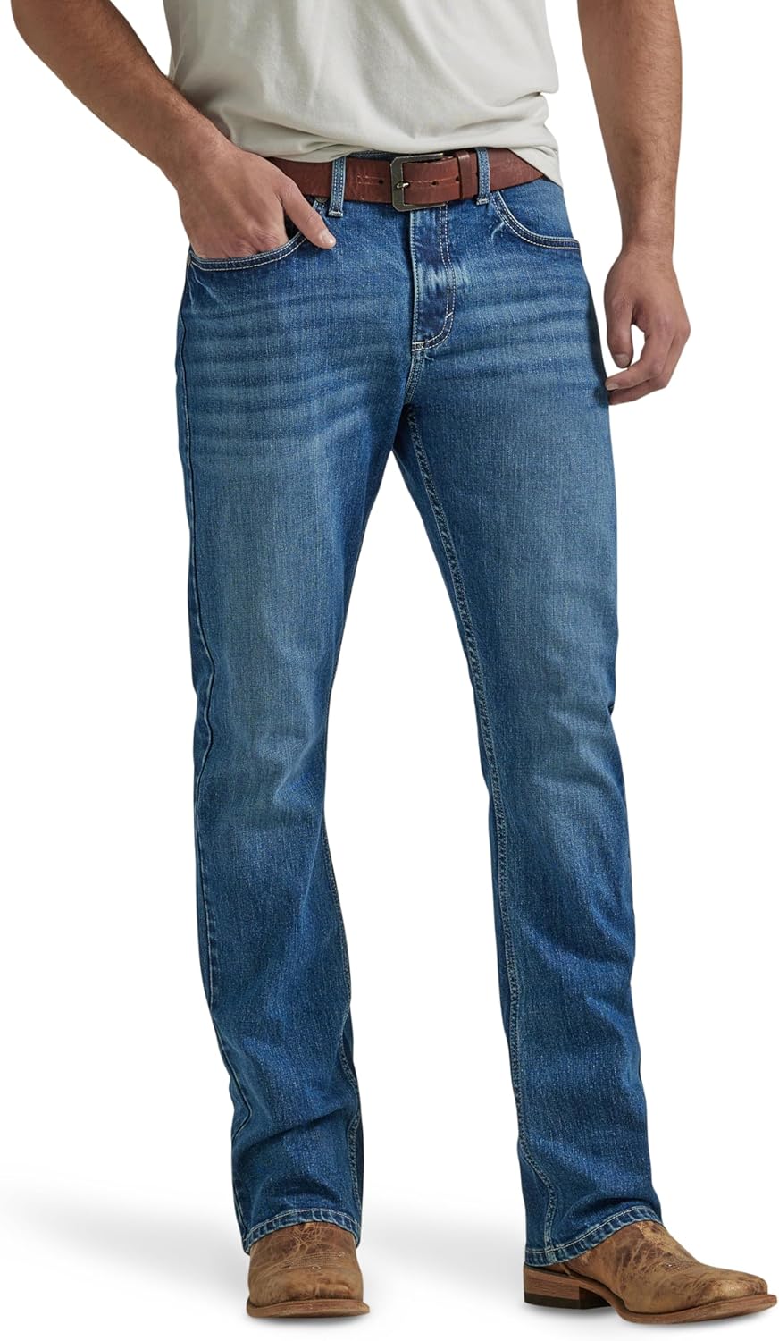 Wrangler Men's 20X Vintage Bootcut Sorrel Jean for Comfort