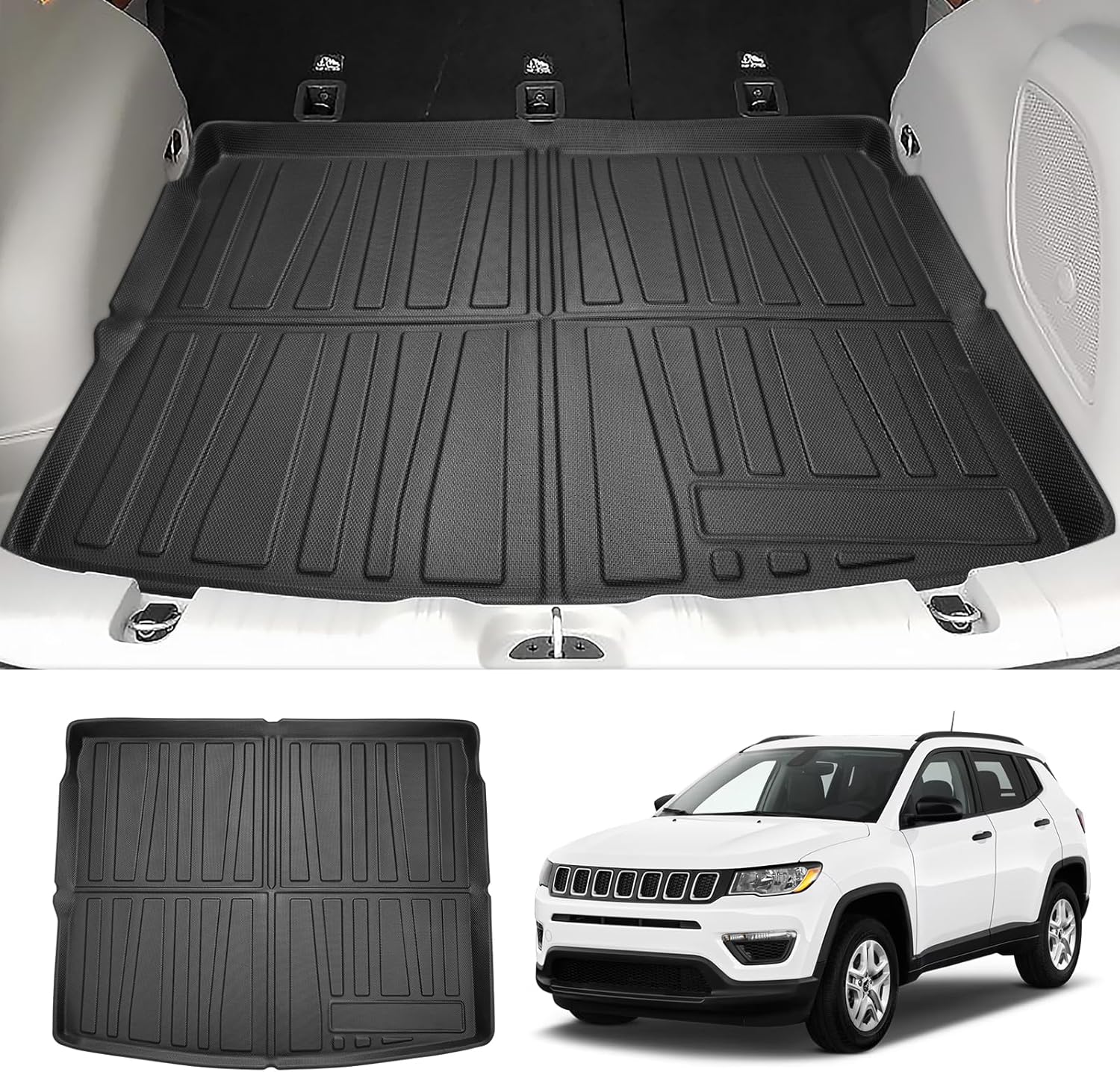 Cargo Liner for Jeep Compass 2017-2025 Heavy Duty Anti-Slip