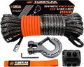 Synthetic Winch Rope Kit 3/16 in x 50 ft - Lightweight 8500 Lbs