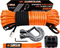 Synthetic Winch Rope Kit 3/16 in x 50 ft - Lightweight 8500LBS Replace