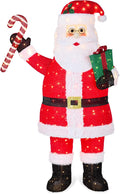 Lighted Pop-Up Santa 5ft Outdoor Christmas Decoration - Bright Holiday