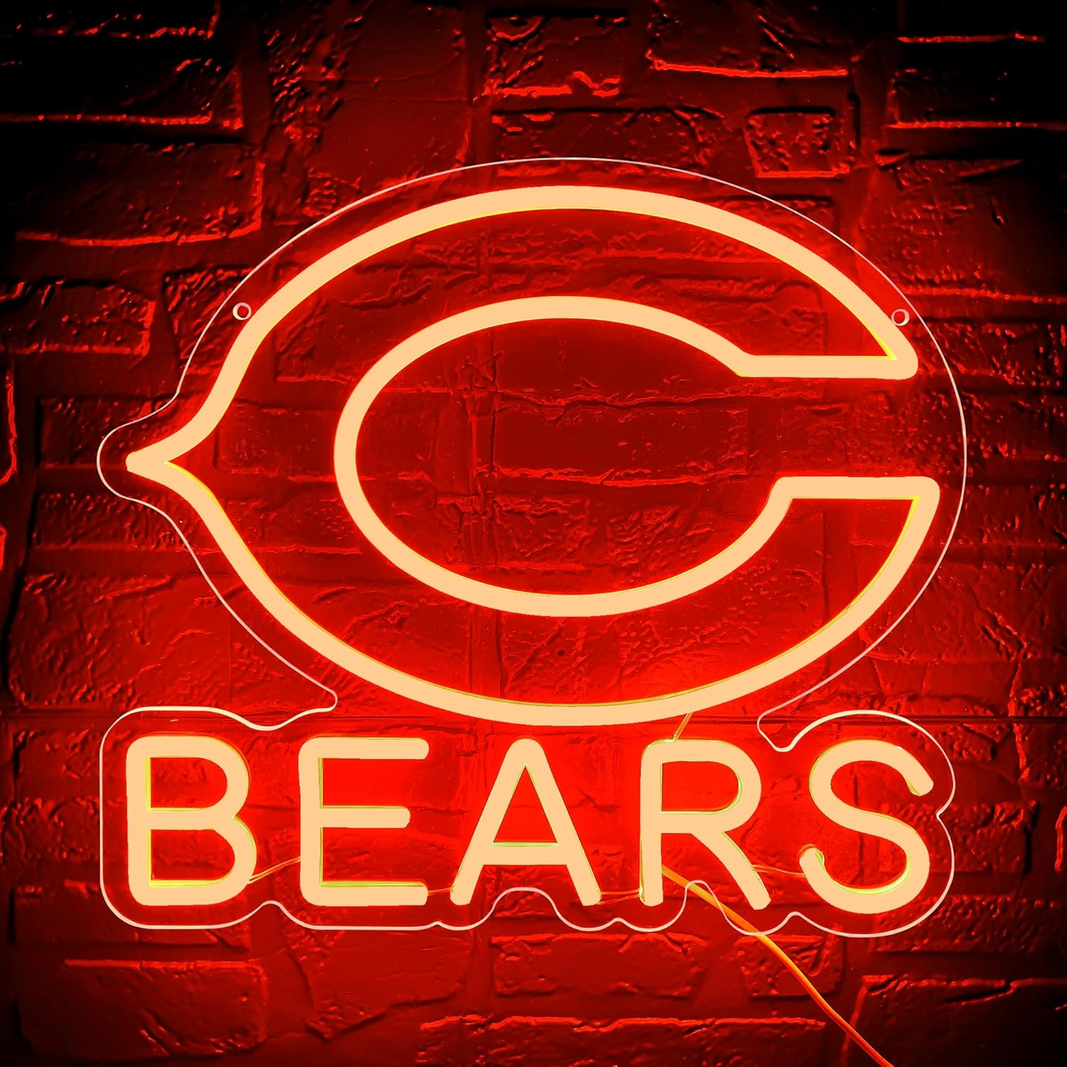Football Neon Sign for Wall Decor - Perfect for Man Cave