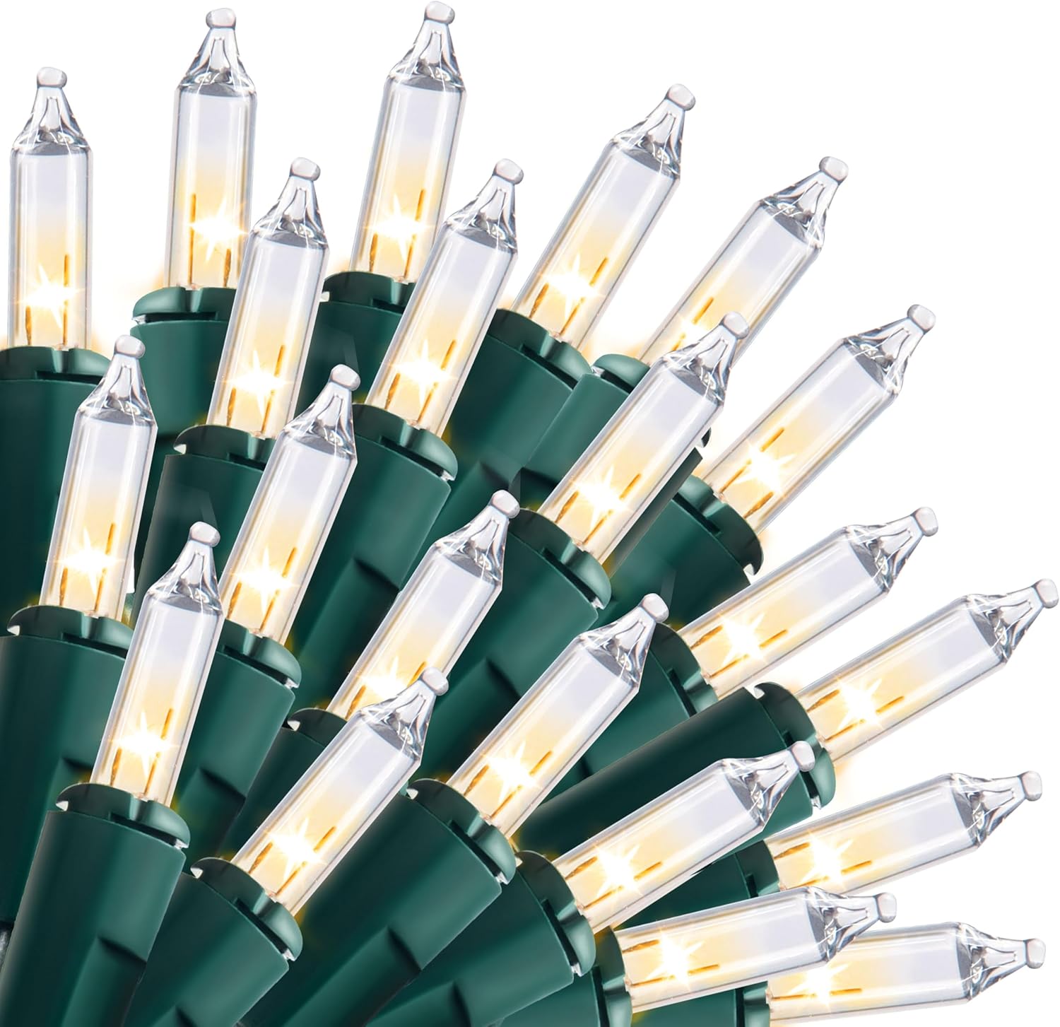 Joiedomi Clear Christmas String Lights for Indoor and Outdoor Use