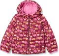 Girls Lightweight Water-Resistant Packable Hooded Puffer Jacket - Warm