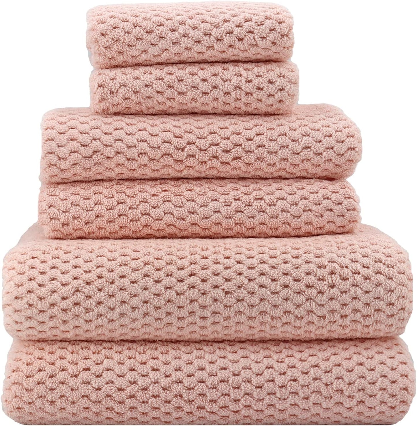 Extra Large Bath Towels Set of 6 Quick Dry Microfiber Towels
