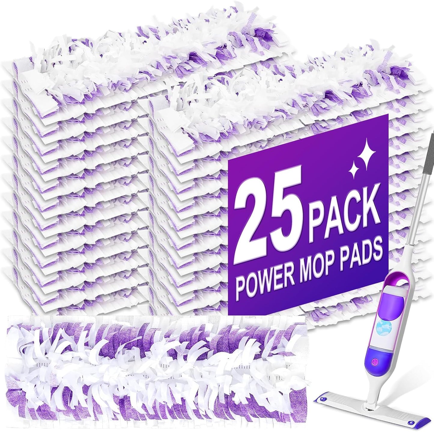 Effortless Floor Cleaning with 25PCS Swiffer PowerMop Pads by Hofosi