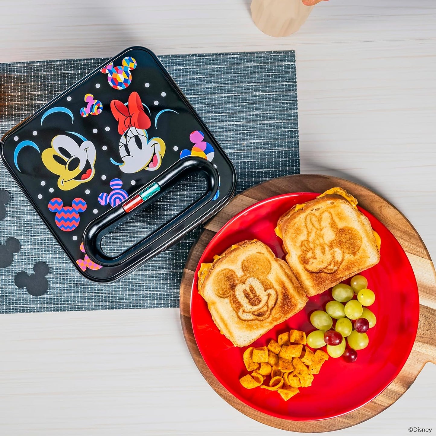 Mickey and Minnie Mouse Sandwich Maker for Fun Meals