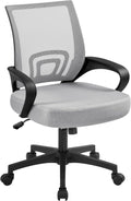 Ergonomic Office Chair Mid Back Mesh Desk Chair - Breathable Support