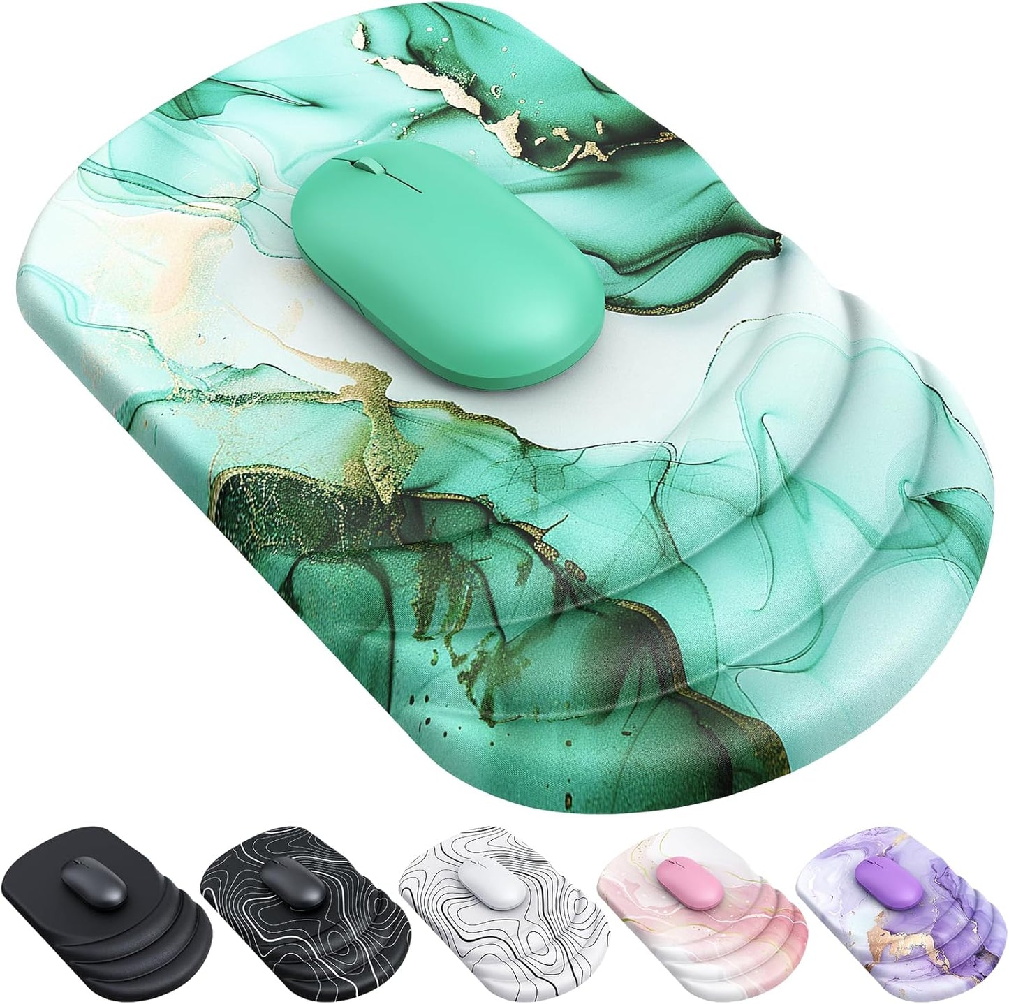 Ergonomic Memory Foam Mouse Pad - Comfort & Support