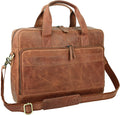 Leather briefcases Laptop Messenger Bags Best Office Satchel - Sleek