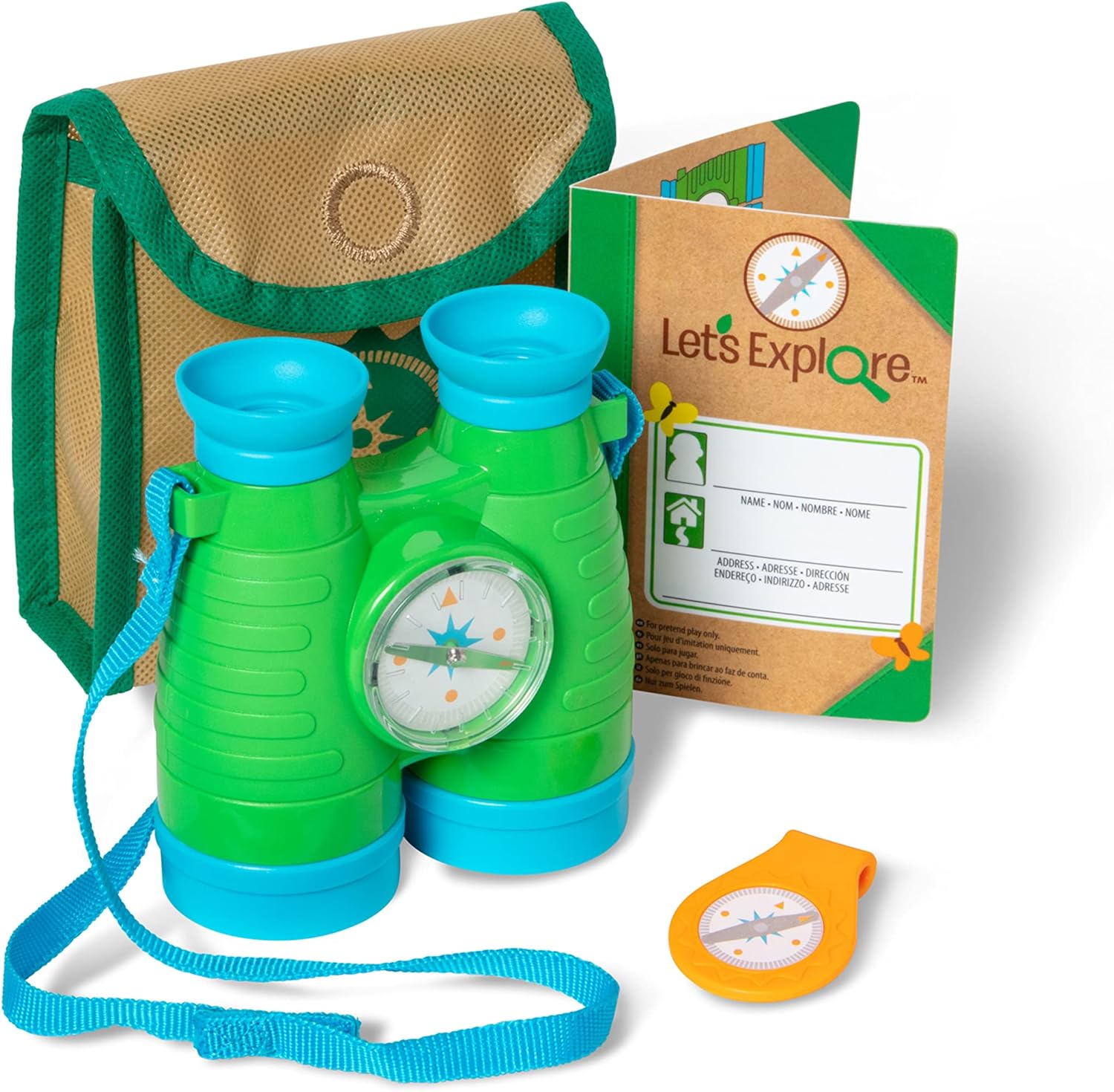 Melissa & Doug Adventure Kit: Binoculars & Compass