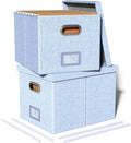 2 Pack File Storage Organizer for Letter/Legal Files - Space-Saving