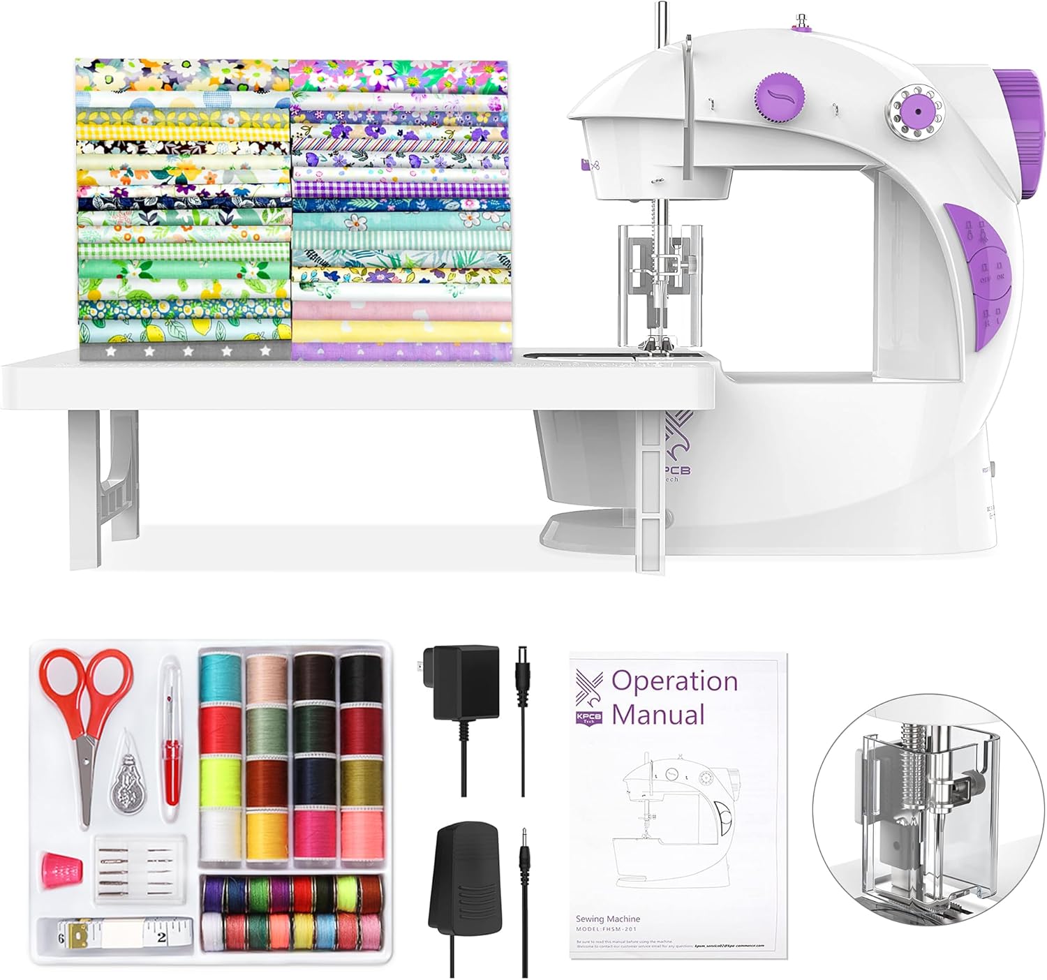 KPCB Tech Mini Sewing Machine [Full Set] - Beginner-Friendly!