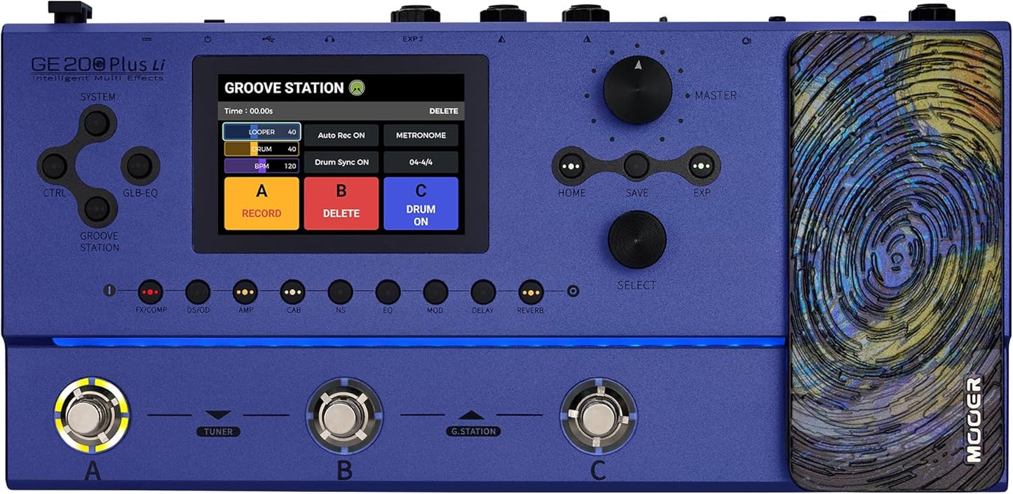 MOOER GE200 Plus Li Guitar Multi-Effects Processor Review