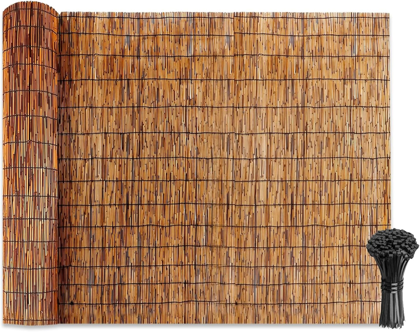 Natural Reed Fencing Rolls for Privacy and Outdoor Decor