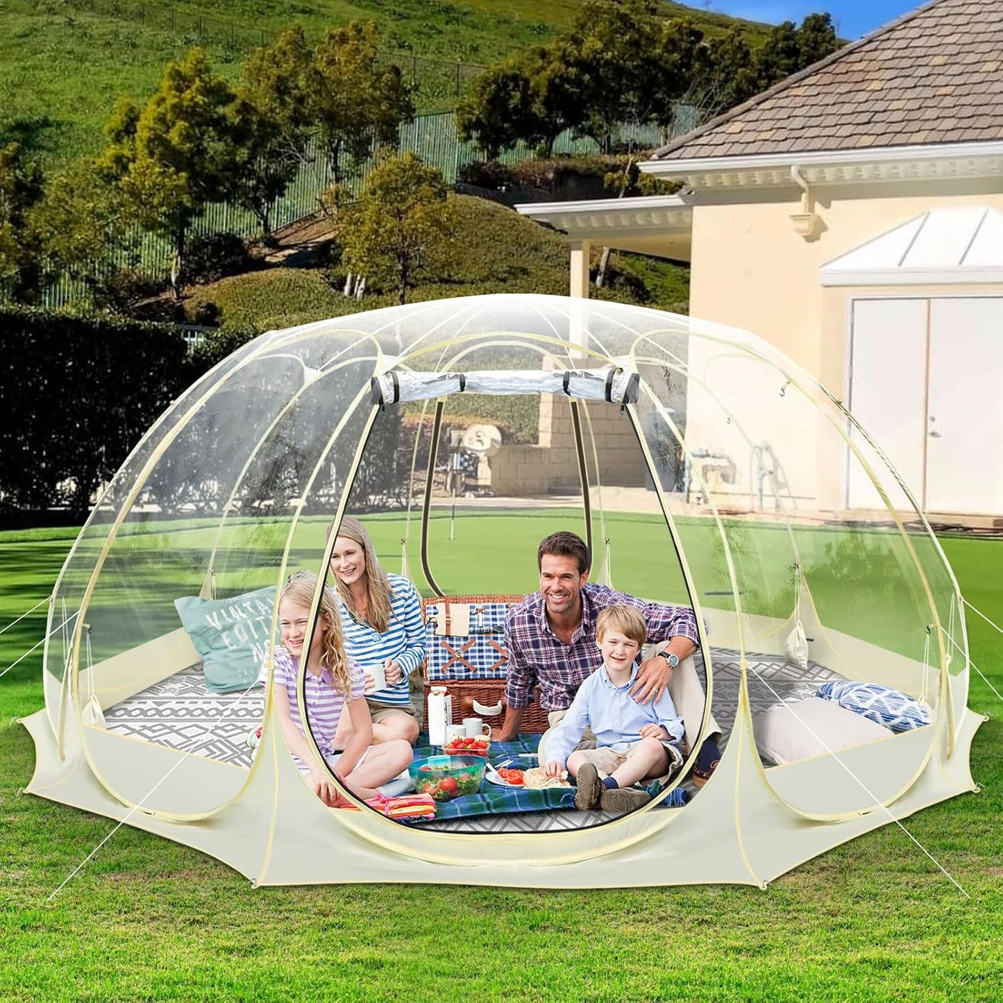 360 Ventilated Pop-up Bubble Tent - URCUZER