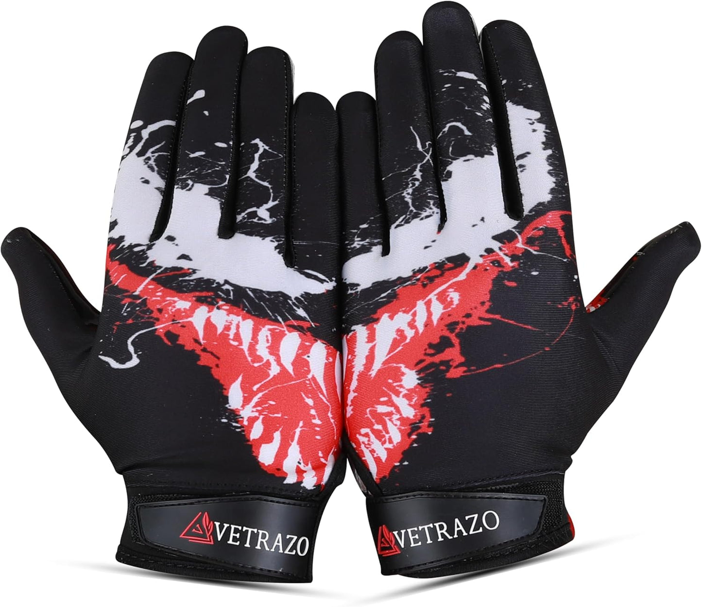Sticky Silicon Grip Youth Football Gloves by VETRAZO