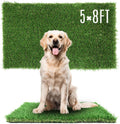 1.38ft Artificial Grass Turf 5 x 8 FT Dog Grass Pad - Low Maintenance