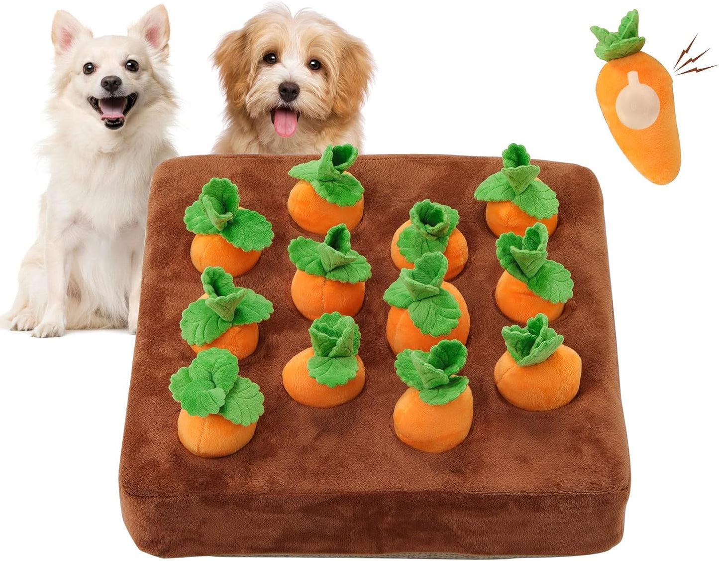 Interactive Dog Toys for Stress Relief and Nosework Games