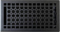 Vent Cover 6x12 in Honeycomb Design - Textured Black Heavy Duty